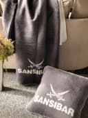 Sansibar Sylt Jacquard Wohndecke Doubleface Grau/Weiß Bild 3