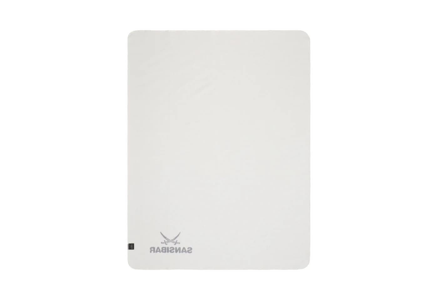 Sansibar Sylt Jacquard Wohndecke Doubleface Silber/Offwhite - Bild 5