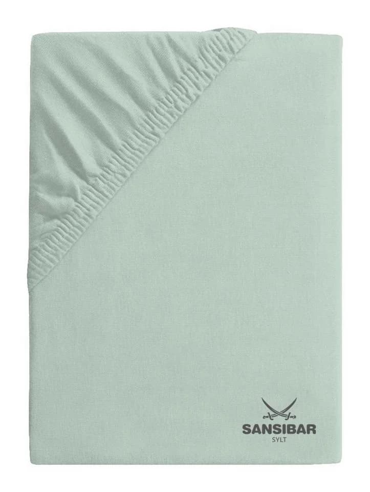 Sansibar Sylt Spannbettlaken Jersey Grün Premium Qualität - Bild 2