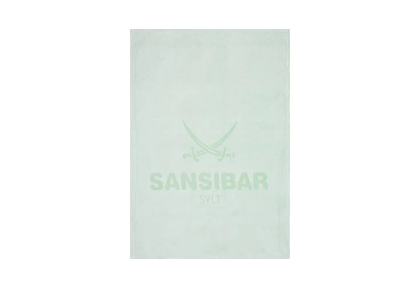 Sansibar Wohndecke Hochtief Design Kuscheldecke Grün/Weiß - Bild 2