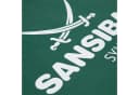 Sansibar Sylt Kissenhülle 45x45 cm Grün/Weiß Baumwolle Logo Druck Bild 3