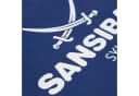 Sansibar Sylt Kissenhülle 45x45 cm Blau/Weiß Logo Druck Bild 3