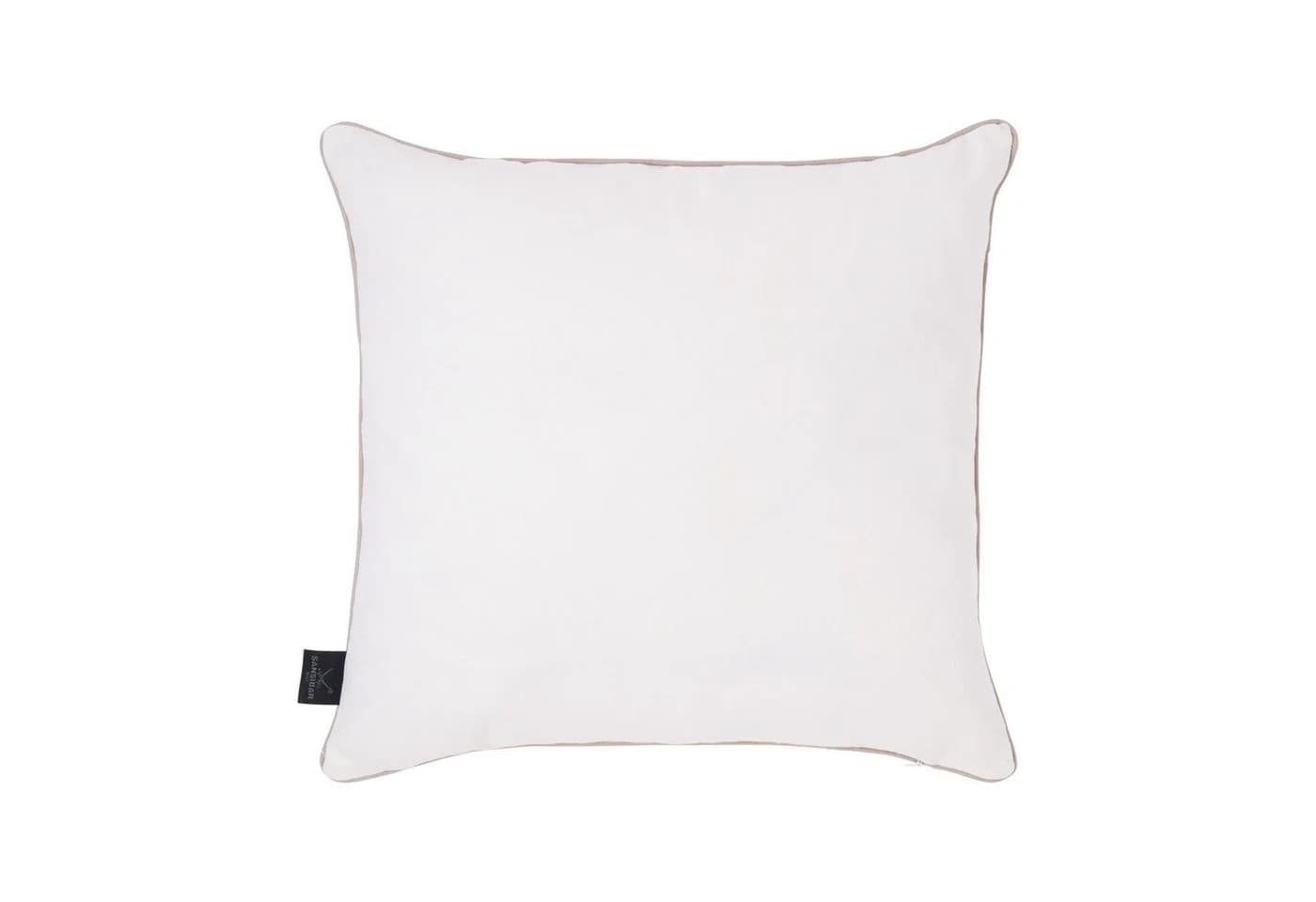 Sansibar Sylt Kissenhülle 45x45 cm mit Logo Druck Weiss - Bild 4