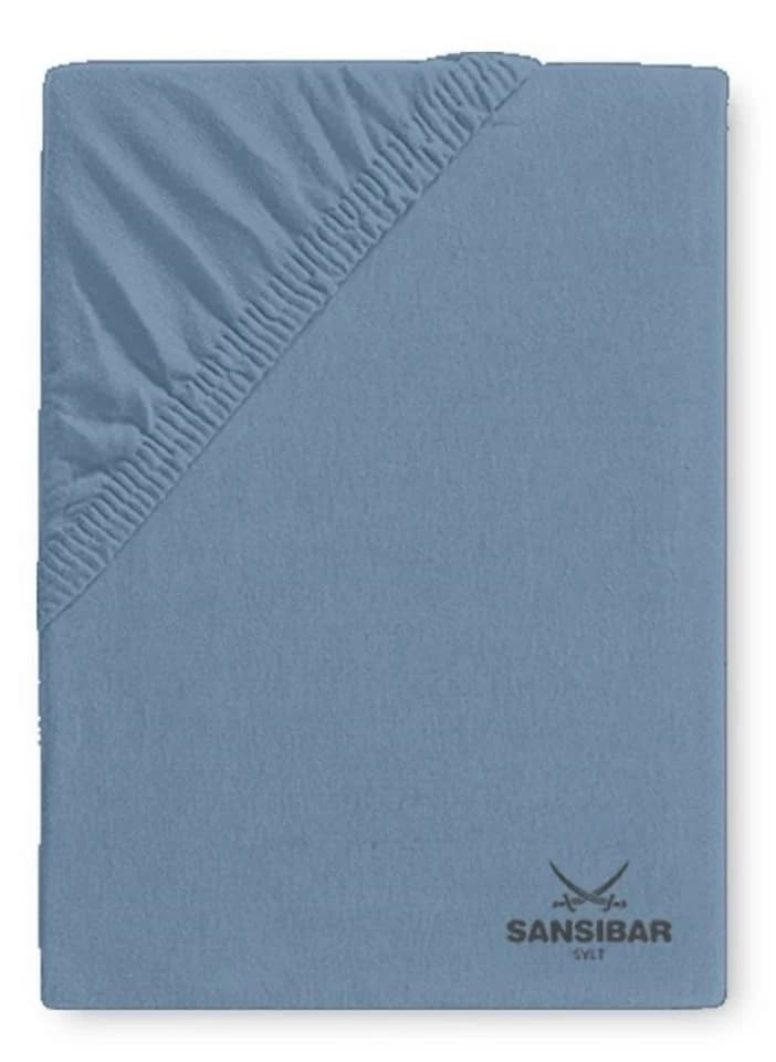 Sansibar Sylt Spannbettlaken Jersey Blau Premium Qualität - Bild 2