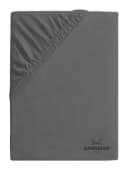 Sansibar Sylt Spannbettlaken Jersey Grau 40 cm Steg Bild 2