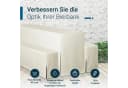 TexDeko Biertischhusse Premium Weiß 100% Polyester Bild 3