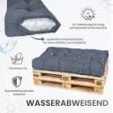 TexDeko Palettenkissen 2-teilig Grau wasserabweisend gesteppt Bild 4