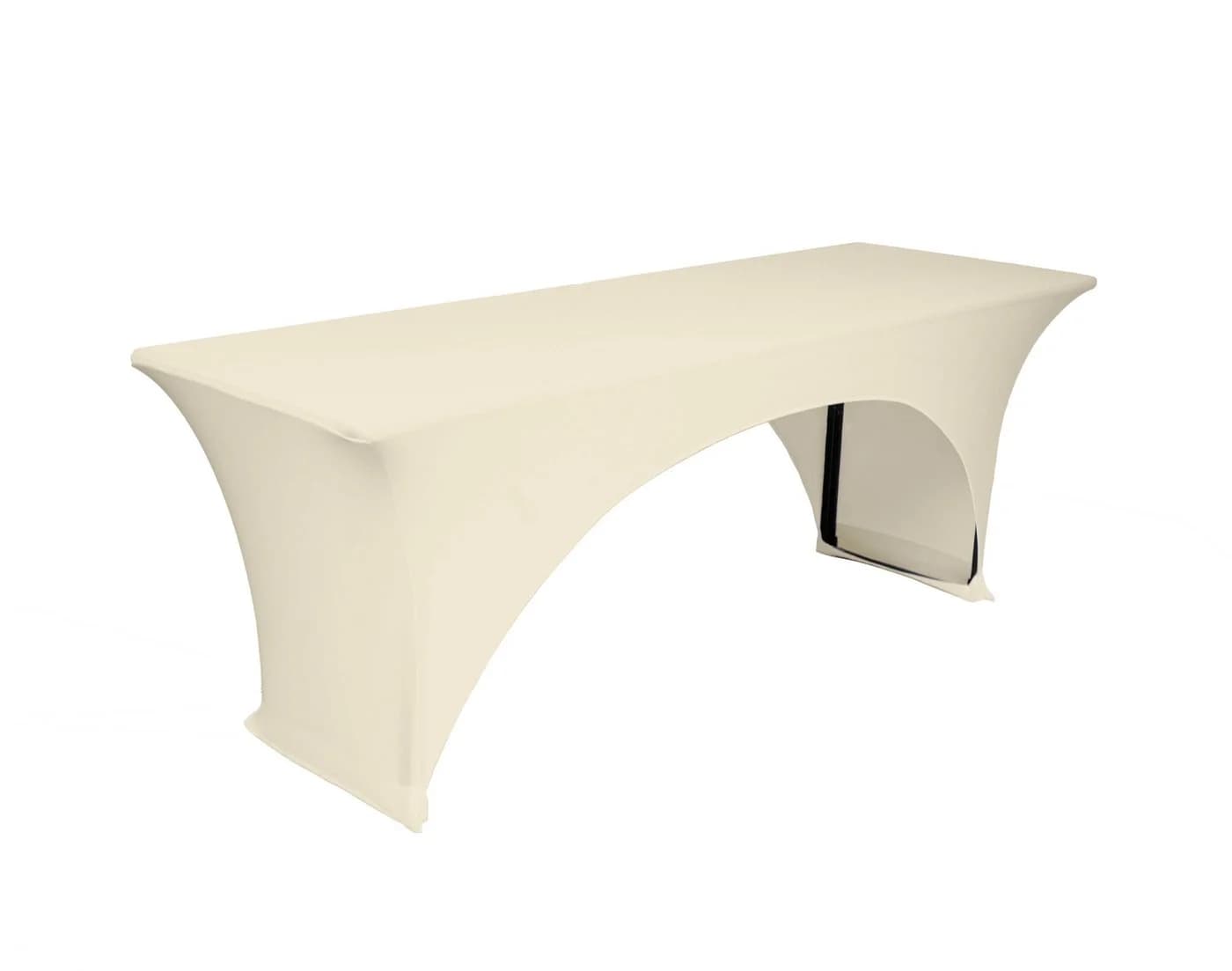 TexDeko Stretch-Hussen-Set für Bierzeltgarnitur Beige - Bild 4