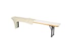 TexDeko Stretch-Hussen-Set für Bierzeltgarnitur Beige Bild 5