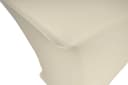 TexDeko Stretch-Biertischhusse Creme mit verstärkten Fußtaschen Bild 4