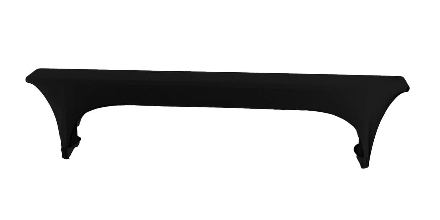 TexDeko Bierbankhusse Stretch Schwarz mit verstärkten Fußtaschen - Bild 3