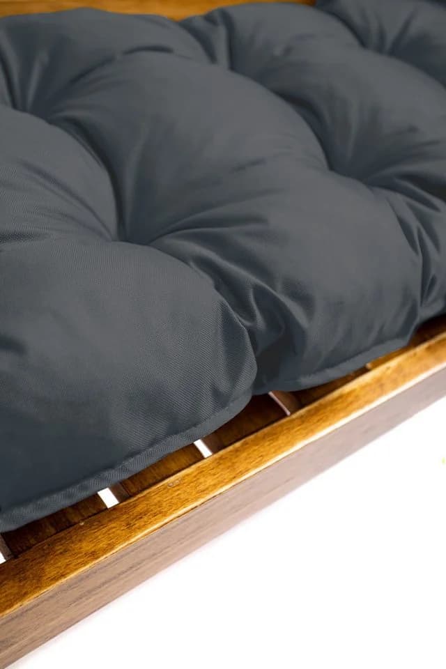 TexDeko Garden Bankauflage Grau Wasserabweisend UV-Beständig - Bild 3