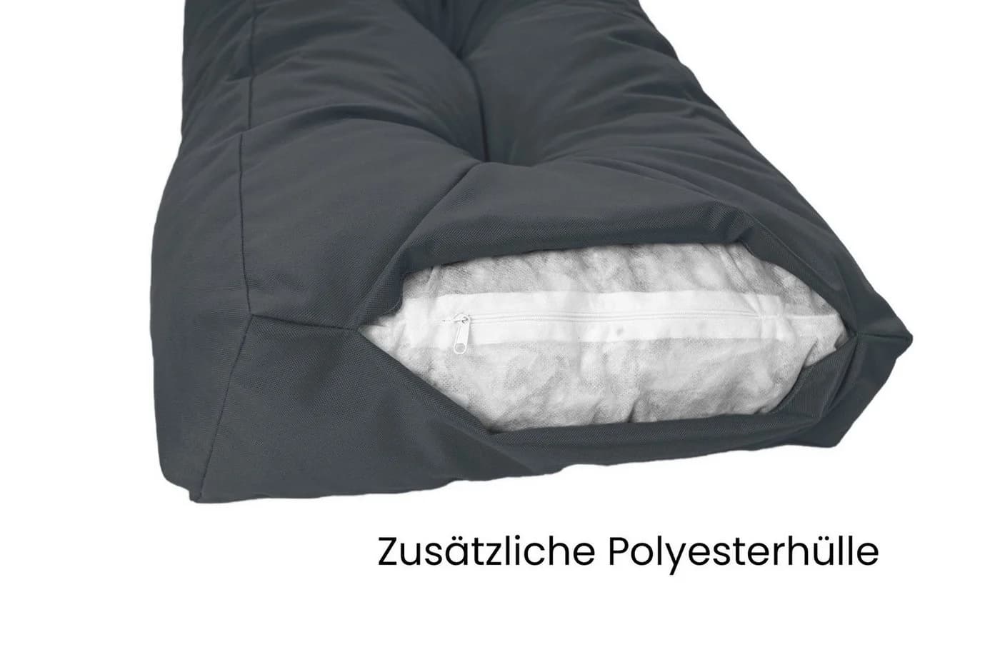 TexDeko Garden Bankauflage Grau Wasserabweisend UV-Beständig - Bild 5