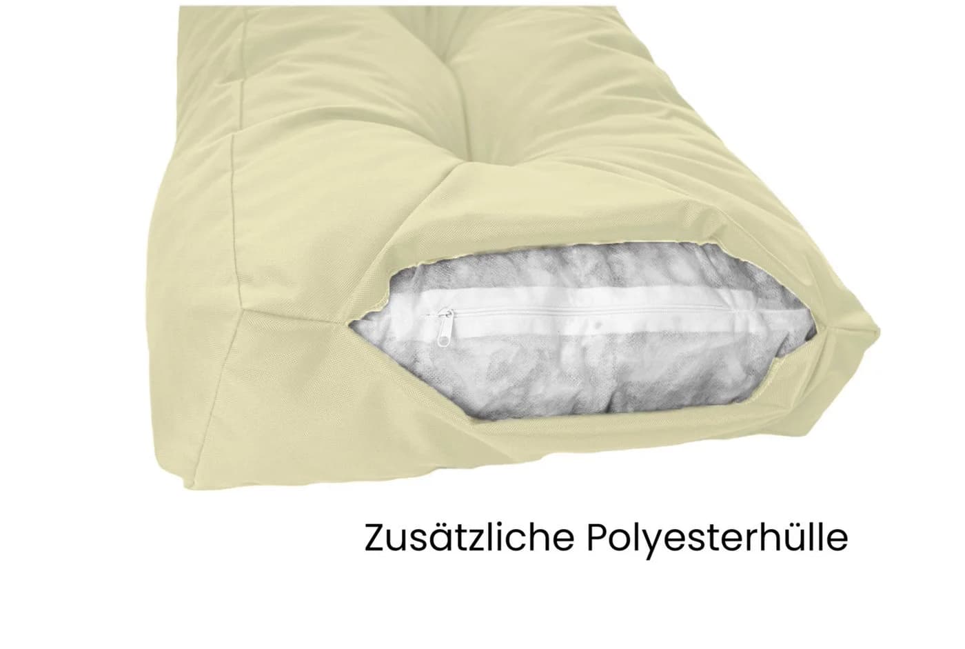 TexDeko Garden Bankauflage Beige Wasserabweisend UV-Beständig - Bild 4