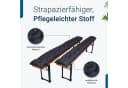 TexDeko Bierbankauflage 2er-Pack Anthrazit UV-beständig Bild 3