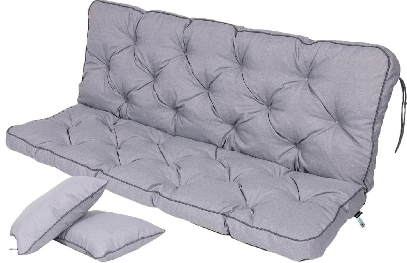 TexDeko Hollywoodschaukel-Auflage mit Rückenlehne, UV-Beständig, Beige - Bild 2