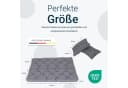 TexDeko Auflagekissen Ecolen Grau UV-Beständig mit 2x Kissen Bild 1