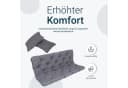 TexDeko Auflagekissen Ecolen Grau UV-Beständig mit 2x Kissen Bild 3