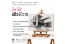 M MERCEO Leinwand 2er-Set 40x60cm Baumwolle Keilrahmen 280g/m Bild 1