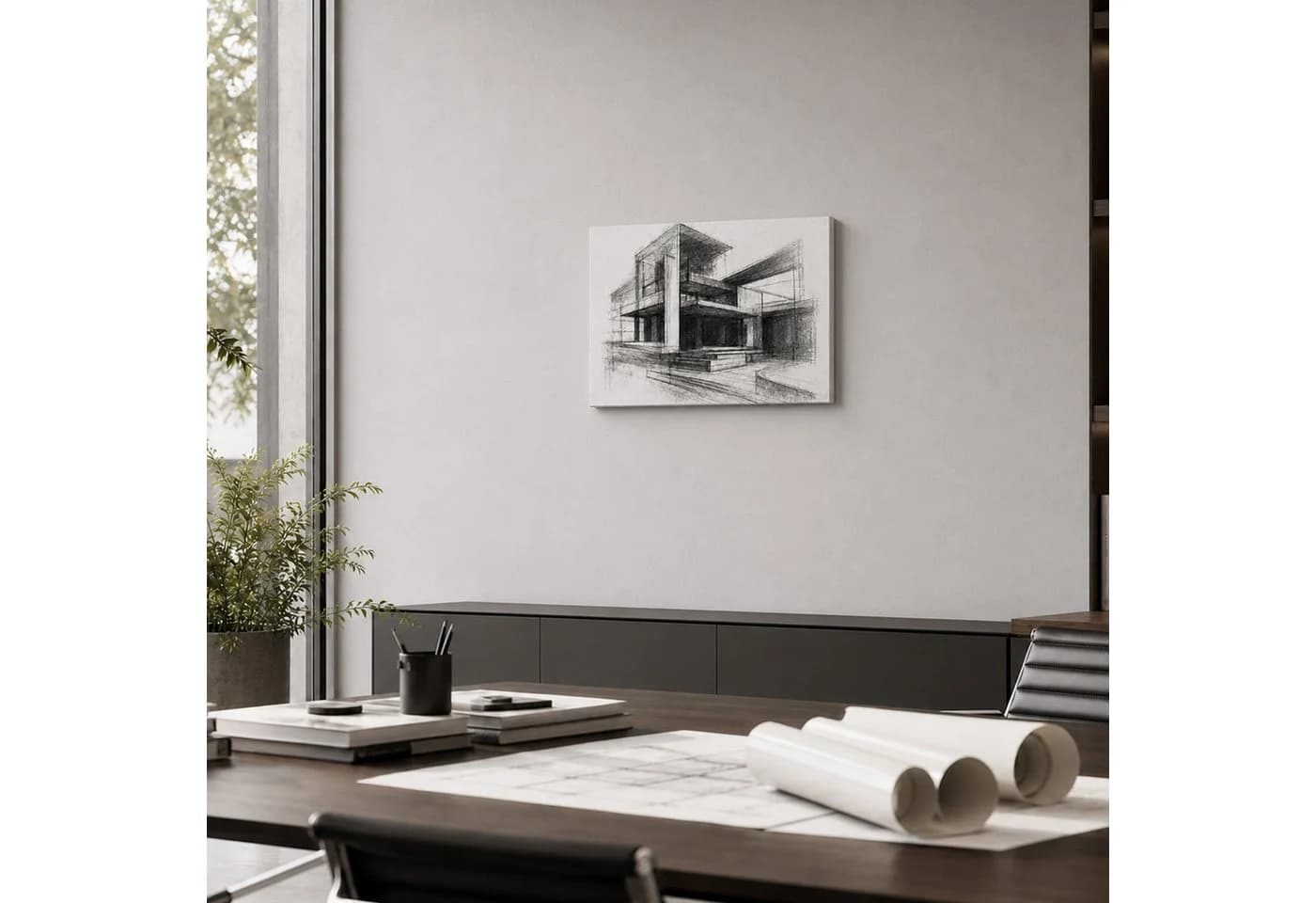 M MERCEO Leinwand 2er-Set 40x60cm Baumwolle Keilrahmen 280g/m - Bild 5