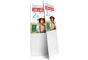 M MERCEO Leinwand 2er-Set 50x150cm Baumwolle Keilrahmen 280g/m Bild 2