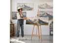 M MERCEO Leinwand 2er-Set 50x150cm Baumwolle Keilrahmen 280g/m Bild 3