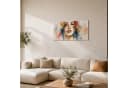M MERCEO Leinwand 2er-Set 60x120cm Baumwolle Keilrahmen 280g/m Bild 5