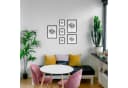 M MERCEO Bilderrahmen-Set 6-tlg. Schwarz MDF Bild 1
