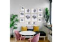 M MERCEO 12-tlg. Bilderrahmen-Set Natur MDF Bild 1