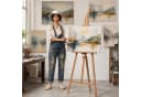 M MERCEO Leinwand 2er-Set 60x80cm Baumwolle Keilrahmen 280g/m Bild 4