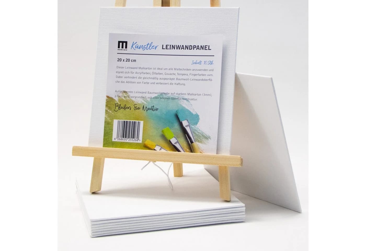 M MERCEO Leinwand 10er-Set 20x20cm - Bild 4