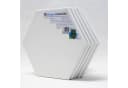 M MERCEO Leinwand 5er Set Hexagon 40cm Baumwolle Bild 1