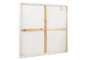 M MERCEO Leinwand 70x70cm Doppelpack Weiß Baumwolle Keilrahmen Bild 4