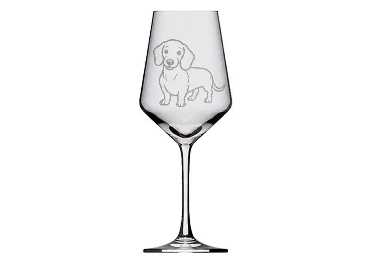 eXODA Weinglas Dackel Motiv Glas 350ml - Bild 5