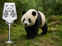 eXODA Weinglas Panda Transparent Glas 350ml Bild 5