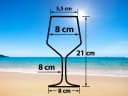 eXODA Weinglas Sternzeichen Löwe 350ml Glas mit Gravur Bild 4