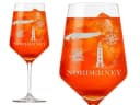 Valhalla Weinglas Norderney 350ml Glas Transparent Gravur Bild 2