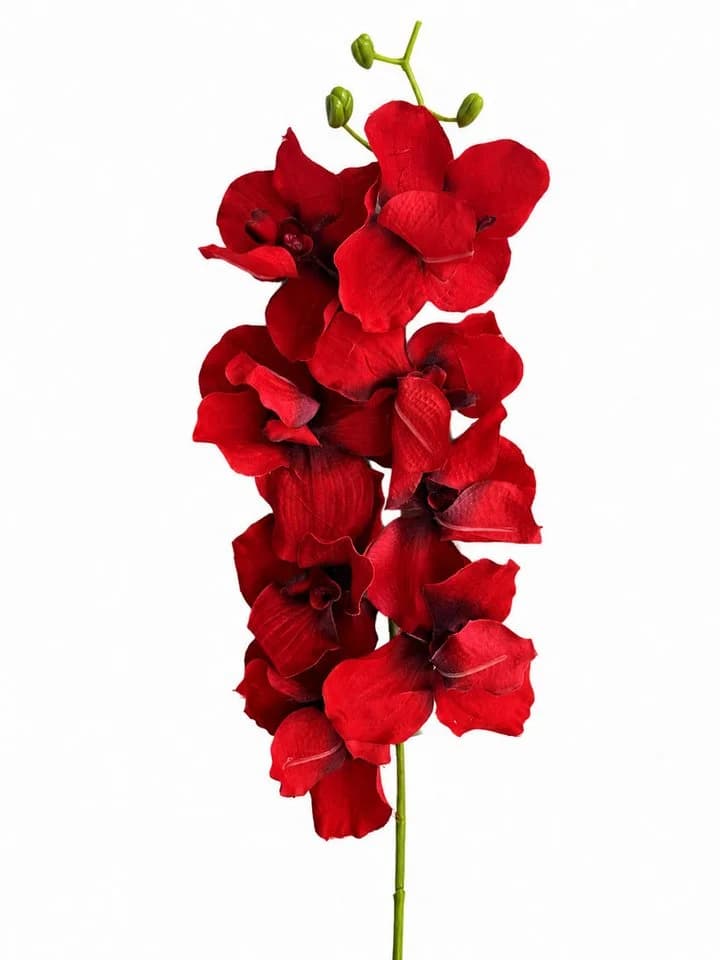 Kunstblume Orchidee Rot 2474U - Bild 2