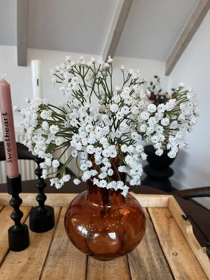Schleierkraut Kunstblume 2474U 55 cm Blütenzweig