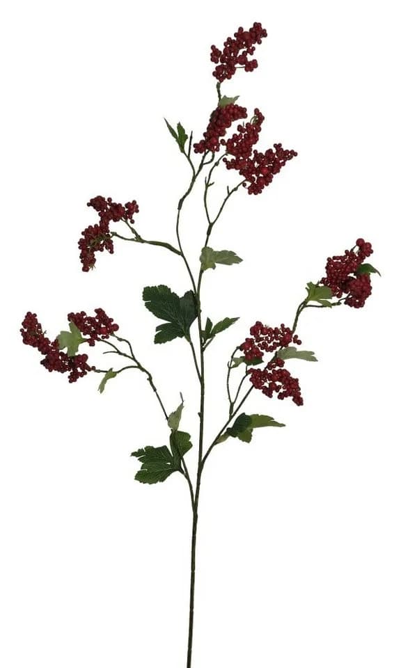 Kunstzweig Blumenpick rote Beeren 2474U