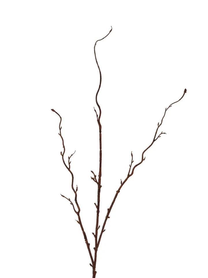 2474U Kunstzweig Baum-Ast Braun 85 cm mit Knospen
