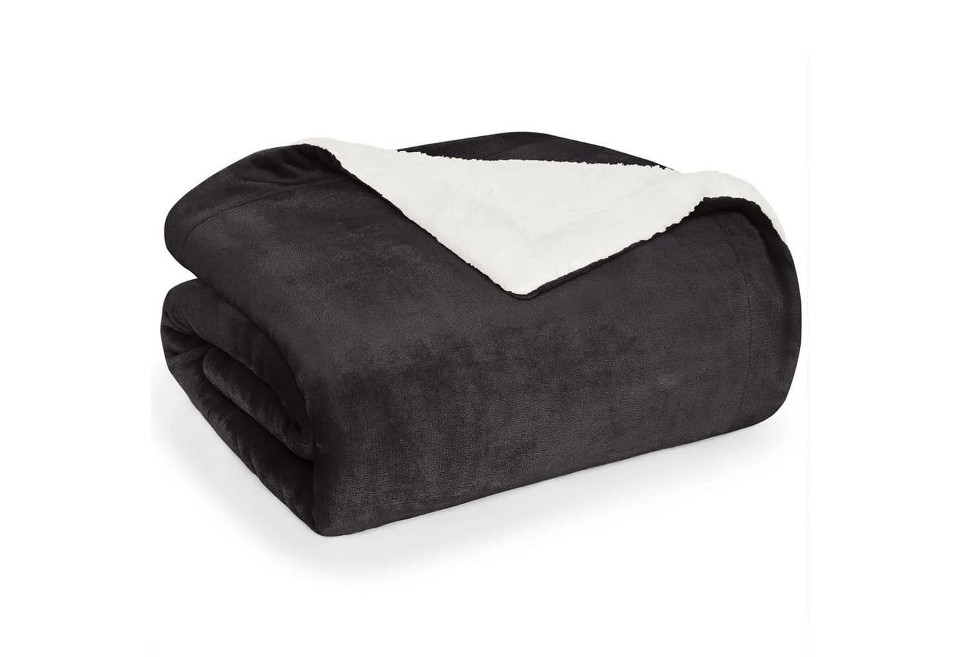 Blumtal Wohndecke Sherpa-Fleecedecke Grau Oeko-TEX - Bild 2