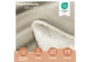 Blumtal Wohndecke Sherpa-Fleecedecke Beige Oeko-TEX Zertifiziert Bild 1