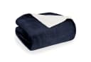 Blumtal Wohndecke Sherpa-Fleecedecke Oeko-TEX Zertifiziert Blau Bild 2