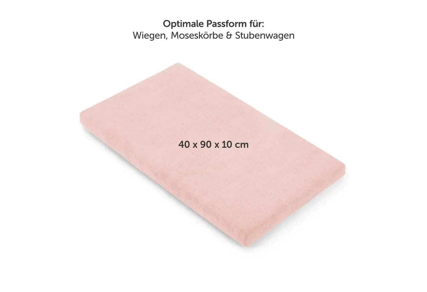 Laleni Spannbettlaken Frottee Rosa 2er Set - Bild 4