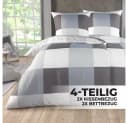 Kuscheli Bettwäsche Mikrofaser 4-teilig 135x200 + 80x80 cm Bild 1
