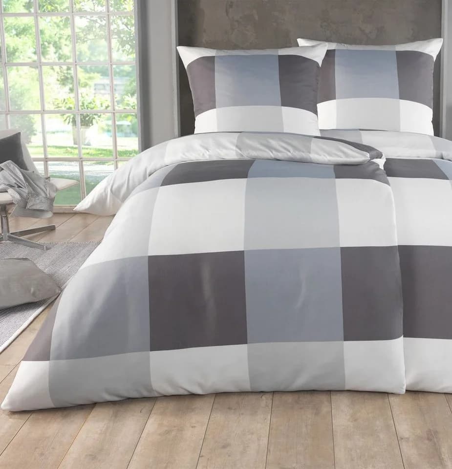 Kuscheli Bettwäsche Mikrofaser 4-teilig 135x200 + 80x80 cm - Bild 2