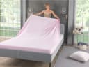 Malika Spannbettlaken Jersey Rosa 100% Baumwolle Bild 2