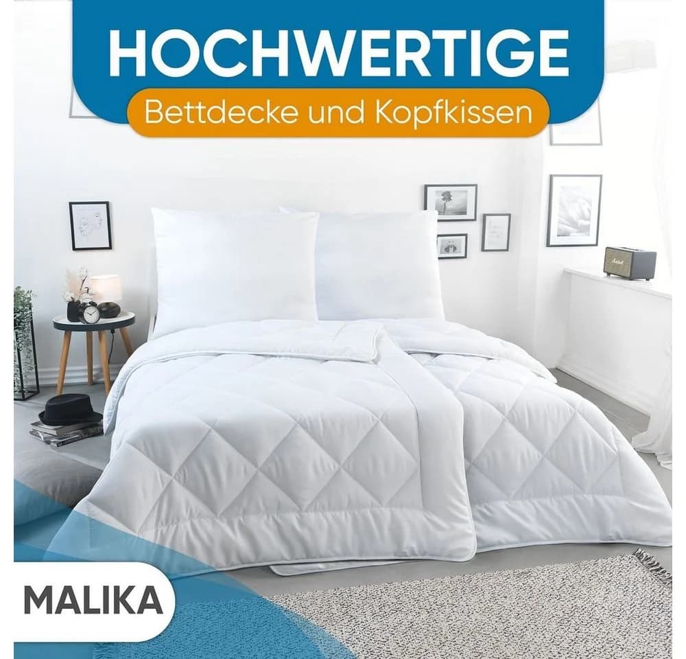 Malika Bettdecken-Set 135x200 cm Polyester Ganzjahresdecke