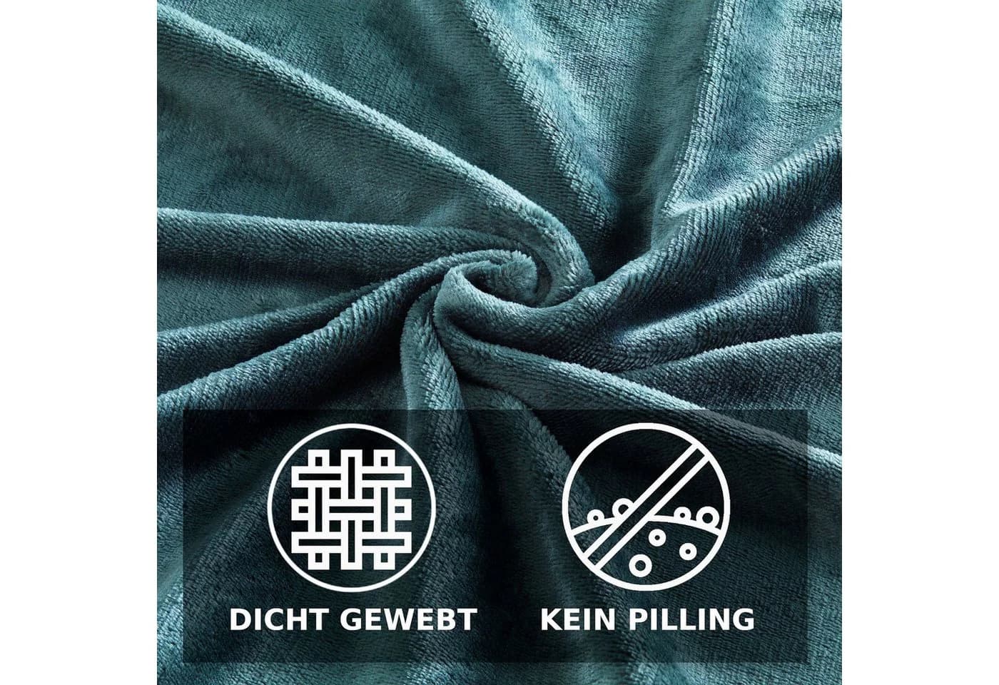 Malika Bettwäsche 200x200 + 2x 80x80 cm Cashmere Touch Grün - Bild 5